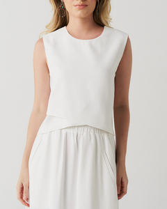 Cropped alfaiataria | Coleção Preludio | Laleal